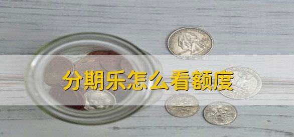 分期乐怎么能有额度