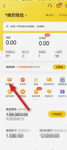 美团月付退款退到哪