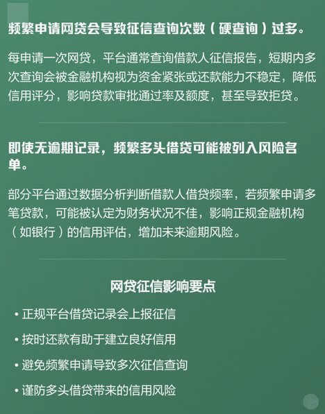 频繁网贷真的伤征信吗？影响和避坑指南